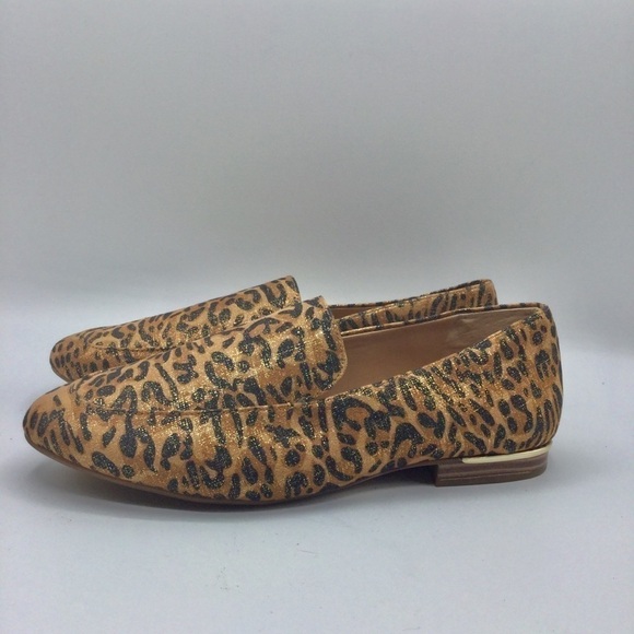 Alex Marie Barson Leopard Print Slip On Loafers - Picture 3 of 9